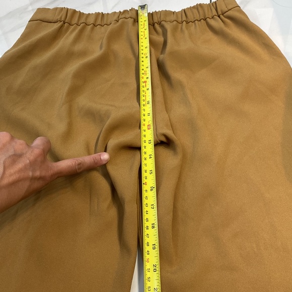 Aritzia Babaton Cohen Pant Cohen Size12/L mustard colour ⭐️⭐️⭐️⭐️ - Picture 6 of 14